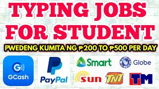 kumita sa gcash ng ₱200 to ₱500 daily | typing jobs for students without investment from home – updated method 2023