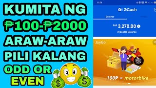 ₱100 – ₱2000 ANG KITAAN DAILY DIRECT SA G-CASH JOYGO APP REVIEW PILI KALANG KUNG ODD OR EVEN