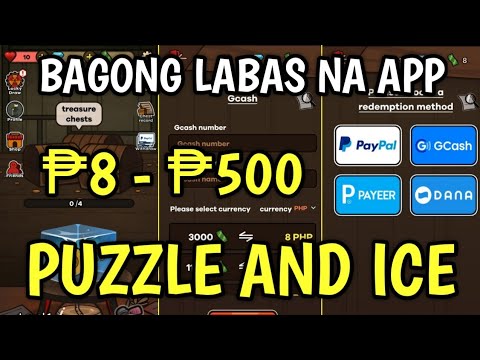 BABAYARAN KA NG LIBRENG ₱8 – ₱500 PESOS ARAW-ARAW DIRECT SA GCASH – PUZZLE AND ICE APP REVIEW