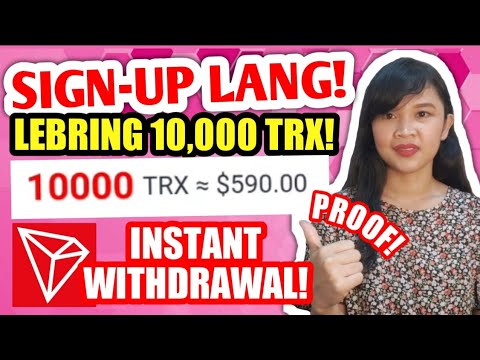 Best Income Site: 8% -20% Return; Libreng 10000TRX; Instant Withdrawal (Long Term Benefits)