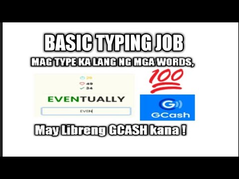 CLAIM YOUR FREE GCASH PHP50. FREE TYPING JOB.