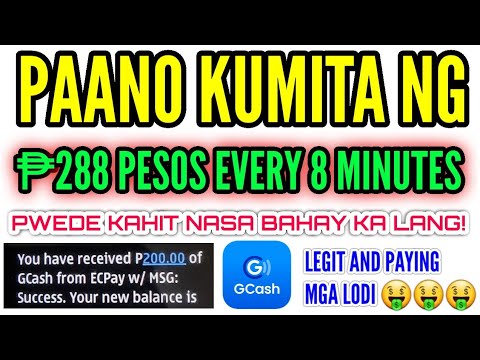 ₱288 PESOS GCASH! EVERY 8MINUTES PWEDE KAHIT NASA BAHAY KA LANG! PWEDE IOS AND ANDROID LEGIT 101%