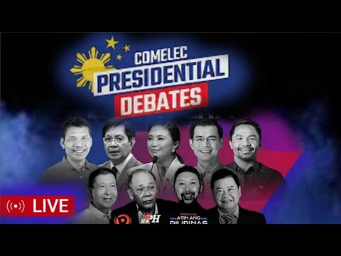 👉[COMELEC] Presidential Debate 2022