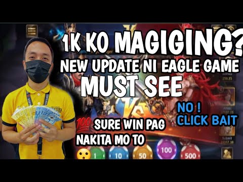 FREE SA GCASH:EAGLE GAME NEW UPDATE SURE WIN KA DITO PAG NAKITA MO|NEWAPP2022#trending#legit#new