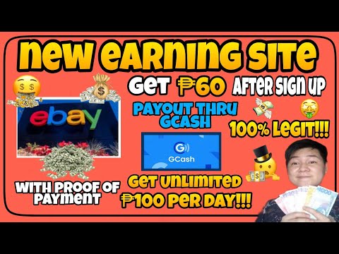 GCASH PAYPAL PAYOUT | 60 PESOS After Sign Up sa EBAY778.COM & Get Unlimited ₱100 PER DAY |Legit Site