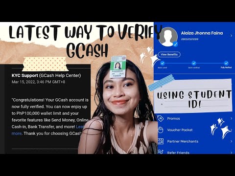 Latest way to get your gcash verified using STUDENT ID! / how to verify gcash using student ID 2022