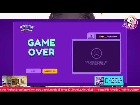 Lets Play WORDS ON STREAM/WIN GCASH