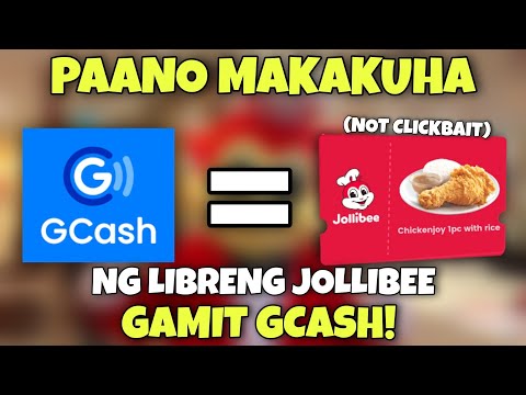 Paano Makakuha ng Libreng Pagkain sa Jollibee gamit ang GCASH APP! (WITH PROOF)