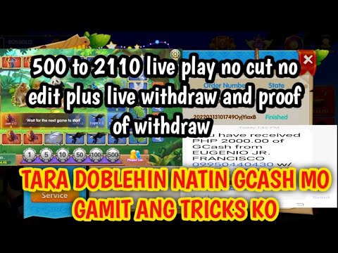 WIN FREE GCASH /PLAY TO EARN 500 TO 2110 LIVE PLAY NO CUT NO EDIT LIVE WITHDRAW