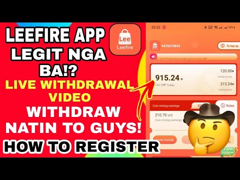 LEEFIRE LEGIT NGA BA? LIVE WITHDRAWAL + PANO MAGREGISTER AT KUMITA