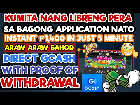 NEW FREE EARNING APPLICATION DIRECT GCASH PAYOUT INSTANT ₱1,400 ARAW ARAW WITH LIVE OF WIDRAWAL ..