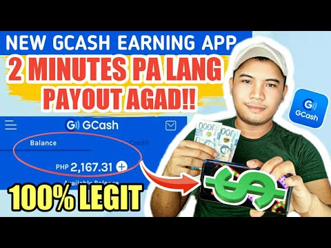 NEW GCASH EARNING APP | 2 MINS PAYOUT AGAD! TANGGAP AGAD | WITH OWN PROOF