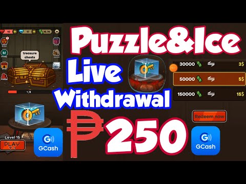 Puzzle&Ice app LIVE WITHDRAWAL PHP250 Free paypal and Gcash money|misisj 7