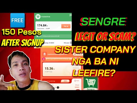 SENGRE LEGIT OR SCAM? | SISTER COMPANY NGA BA ITO NI LEEFIRE? | MAY NAG WIDRAW NA BA KAY SENGRE