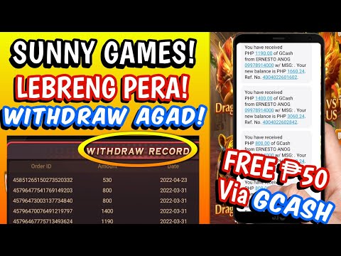 SUNNY GAME : KUMITA NG LIBRENG PERA DIREKTA SA GCASH MO | MONEY EARNING APPS