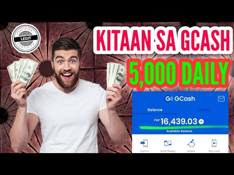 EARN 5,000 SA GCASH! KUMITA SA GCASH PWEDE ANDROID AND IOS MAKE MONEY ONLINE 2022