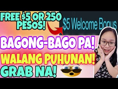 FREE 250 PESOS OR 5 DOLLARS!KUMITA NG WALANG PUHUNAN AT KAHIT TULOG KA!BAGONG BAGO PA!