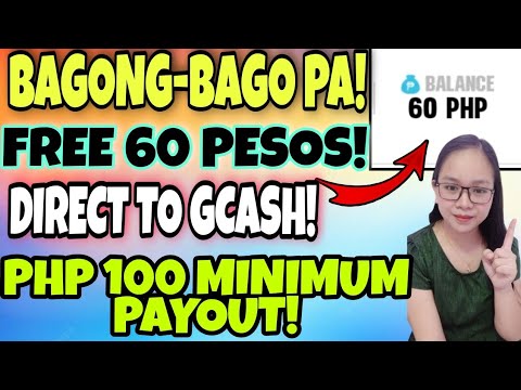 FREE 60 PESOS AGAD-AGAD! DIRECT TO GCASH! BAGONG EARNING WEBSITE!