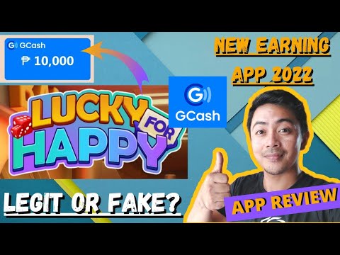 FREE GCASH 2022| EARN ₱10,000 JUST PLAY DICE | LUCKY FOR HAPPY APP REVIEW | IS IT LEGIT OR FAKE?