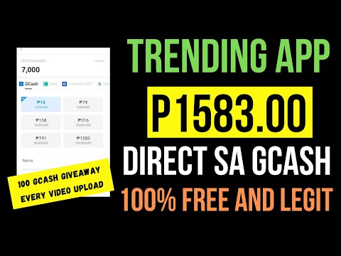 FREE GCASH ! TRENDING APP P1,583 GCASH ANG KIKITAIN NG LIBRE AT WALANG PUHUNAN! 100% FREE AND LEGIT