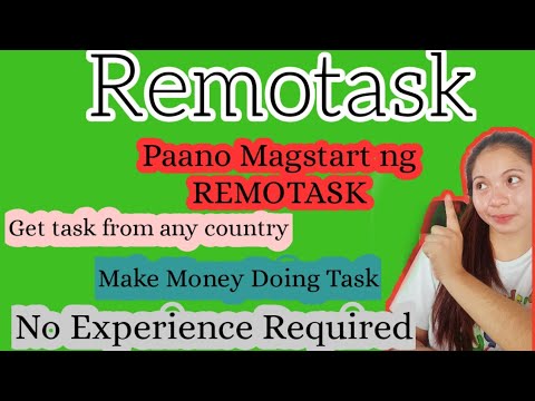 Free Training,Work from in REMOTASK / Tagalog Explaination