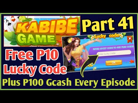 HOW TO GET P10 LUCKY CODE ON KABIBE GAME? | FREE P100 GCASH GIVEAWAY 😍 | EPISODE #41