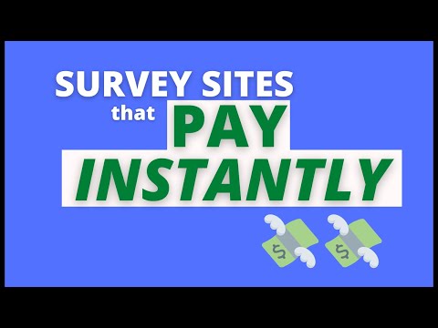 Legit Survey Sites that Pay INSTANTLY