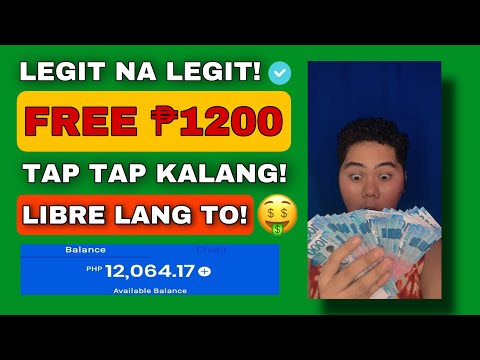 LEGIT! UNLI ₱1200 GCASH! TAP TAP KALANG 3 MINUTES LANG! LEGIT PAYING APP SA GCASH