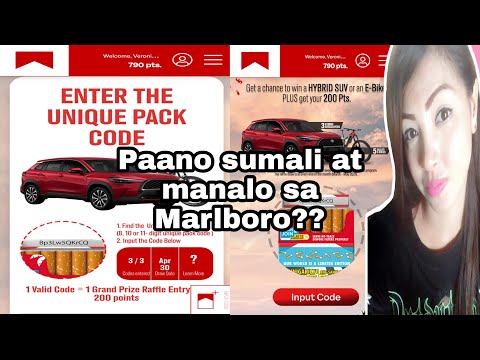 MARLBORO PROMO CODE | PAANO SUMALI AT MANALO SA MARLBORO | MARLBORO. PH | RUTH CAPIO