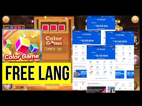 PAANO MAGKALAMAN ANG GCASH (MAG LALARO LANG) – COLOR GAME – PAANO KUMITA SA GCASH GAMIT COLOR GAME