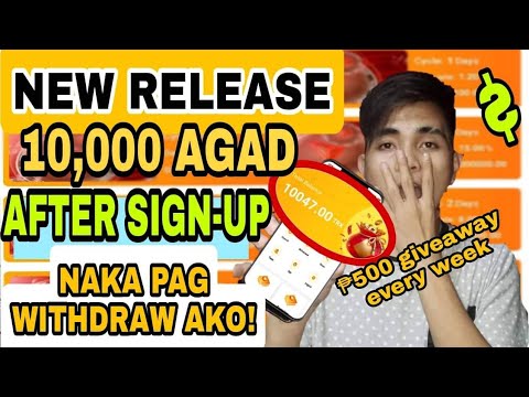 10K AGAD AFTER SIGN-UP PWEDE  KA MAG WITHDRAW ARAW-ARAW | BAGONG TRON MINING SITE