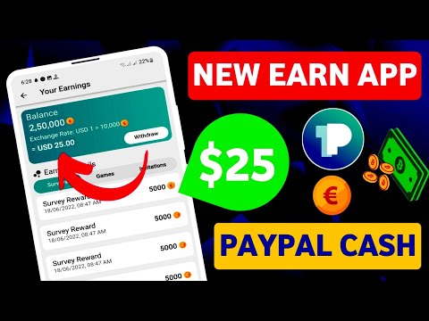 $25 USD 😜 PAYPAL BANK|TAPCENT NEW EARN APP||HOW TO MAKE MONEY ONLINE