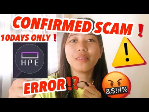 ALARMING ⚠️ HPE EARNING APP SCAM! ERROR❗️