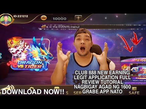 CLUB 888 NEW EARNING LEGIT APPLICATION FULL REVIEW TUTORIAL NAGBIGAY AGAD NG 1600 GRABE APP NATO