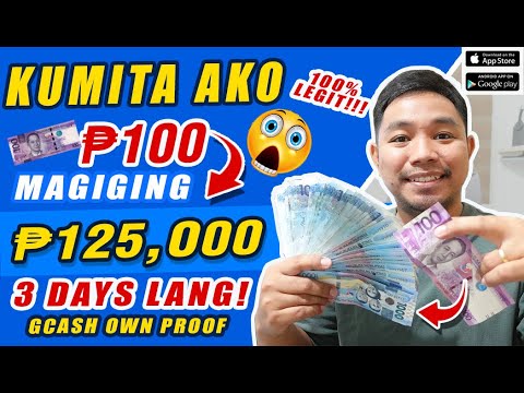 ₱125,000 KINITA KO SA GCASH DIRECT PAYOUT! 3 DAYS LANG 100% LEGIT NAKUHA KO! ₱100 LANG PUHUNAN! WOW!