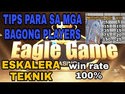 EAGLE GAME APP | TIPS SA MGA NEW PLAYERS | ESKALERA TEKNIK | LEGIT PAYING APPLICATION 2022