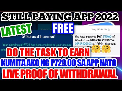 KUMITA AKO NG P729 SA APPLICATION NA ITO | DO THE TASK TO EARN FREE