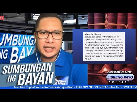 Money transfer agent, ayaw raw ibigay ang pera ng receiver nito! | Sumbungan ng Bayan