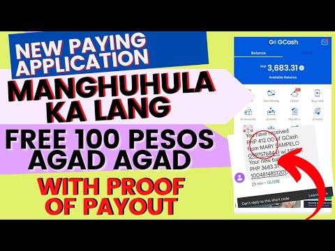 NEW GCASH PAYING APP ₱100 FREE GCASH DIRECT PAYOUT! LEGIT 5 MINS ONLY  LIVE WITHDRAWAL! 2022