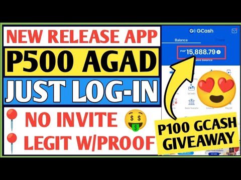 NEW RELEASE APP: P500 AGAD AFTER LOG-IN | NO INVITE! 100% FREE & LEGIT WITH PROOF!