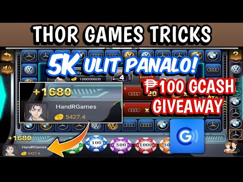 PANALO NA NAMAN TAYO 5K! ₱100 GCASH GIVEAWAY – THOR GAMES