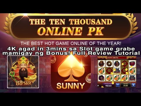 SUNNY GAME 4K agad in 3mins sa Slot game grabe mamigay ng Bonus! Full Review Tutorial