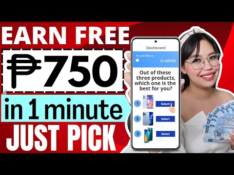 100% FREE🔥 EARN ₱750 in just 1 MINUTE😱 just PICK YOUR FAVORITE | EASY! HIGH-PAYING APP💸