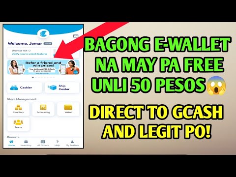 BAGONG E-WALLET NA MAY PA FREE UNLI 50 PESOS AND DIRECT SA GCASH | LEGIT PO GRAB NA!