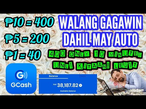 ₱10 Mo GAWIN NATING 400 IN JUST 10MINUTES! WITHDRAW! AGAD-AGAD GCASH !CASHOUT! PWEDE IOS/ANDROID