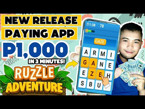 💯FREE! EARN ₱1,000 GCASH in just 3 MINUTES🤑 just CONNECT WORDS | NEW PAYING APP