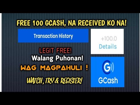 FREE 100 PESOS GCASH! NA RECEIVED KO NA! LEGIT FREE PO.