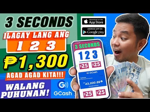 FREE GCASH ₱1,300 AGAD-AGAD ILAGAY LANG ANG 1 2 3! SURE 100% LEGIT OWN PROOF OF PAYOUT! NO INVITE!