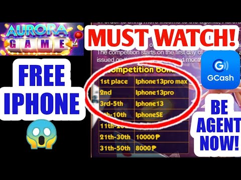 FREE IPHONE SA AURORA GAME APP || MUST WATCH || BE AGENT NOW