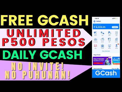 FREE MONEY SA GCASH APP! UNLI ₱500 PESOS GCASH! DIRETSO SA GCASH MO NEW PAYING APP! GCASH MONEY 2022